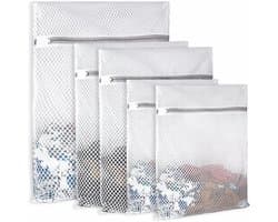 Delicate Waszakken voor Verzorging van Kleding, Honingraat Design, Set van 3 in Diverse Maten voor Wassen en Bescherming