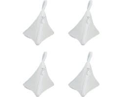 Waszakken, 4 stuks, mini-waszakken van 12 x 12 cm, waszakjes van mesh voor de wasmachine, herbruikbare waszakken met ritssluiting, wasnet, beschermt kleding voor truien, overhemden en ondergoed