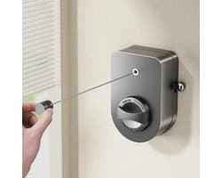 Intrekbare Waslijn - Drooglijn Ophangsysteem - Kleding Drogen - Anti-doorzak Mechanisme - 4.2 meter - Zilver