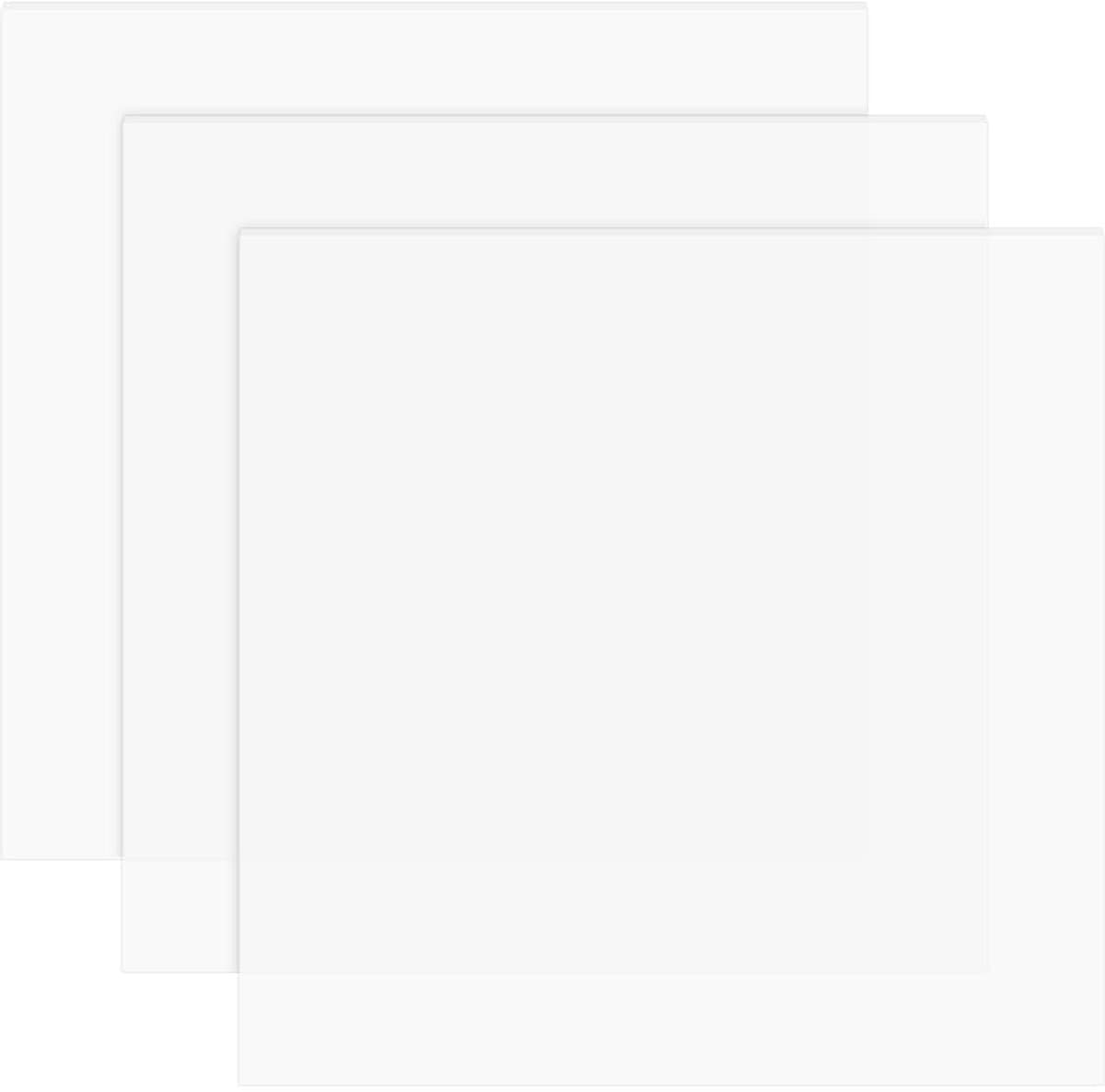 Dailygoods- Siliconen Plaat 200x200mm - 3-delige Set - 1mm Dik - Afdichtingssiliconen - Hoge Thermische Bestendigheid - Flexibel Kwaliteitsmateriaal - Siliconen Mat — afbeelding 1