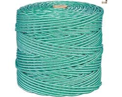 Waslijn Touw - Klus Touw - Kleding Drogen - Vochtbestendig Gevlochten - 4 mm x 200 m - Groen