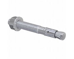 Boutanker FBN II - Stalen Anker Bevestigingsanker - Beton Bevestigen - Hoge Draagkracht - 10/10 x 50 mm - Grijs