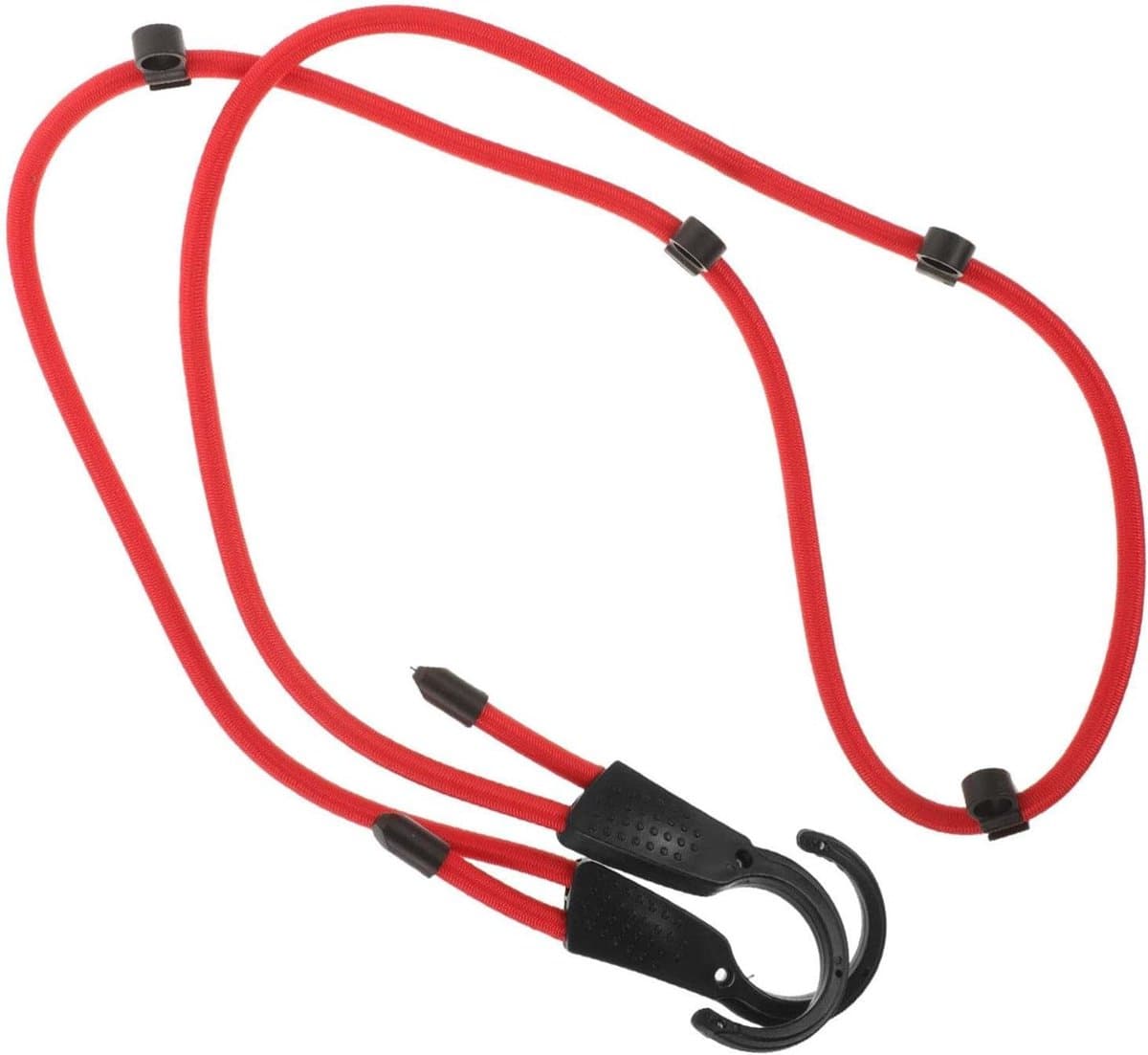 Waslijn Droogtouw - Reiswaslijn Camping - Kleding Drogen - Stevig Draagvermogen - 1.5 Meter - Rood — afbeelding 1