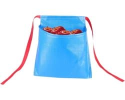 Oogstzak - Verzamel Schort - Fruit Verzamelen - Waterdicht Nylon - 45 x 45 cm - Blauw