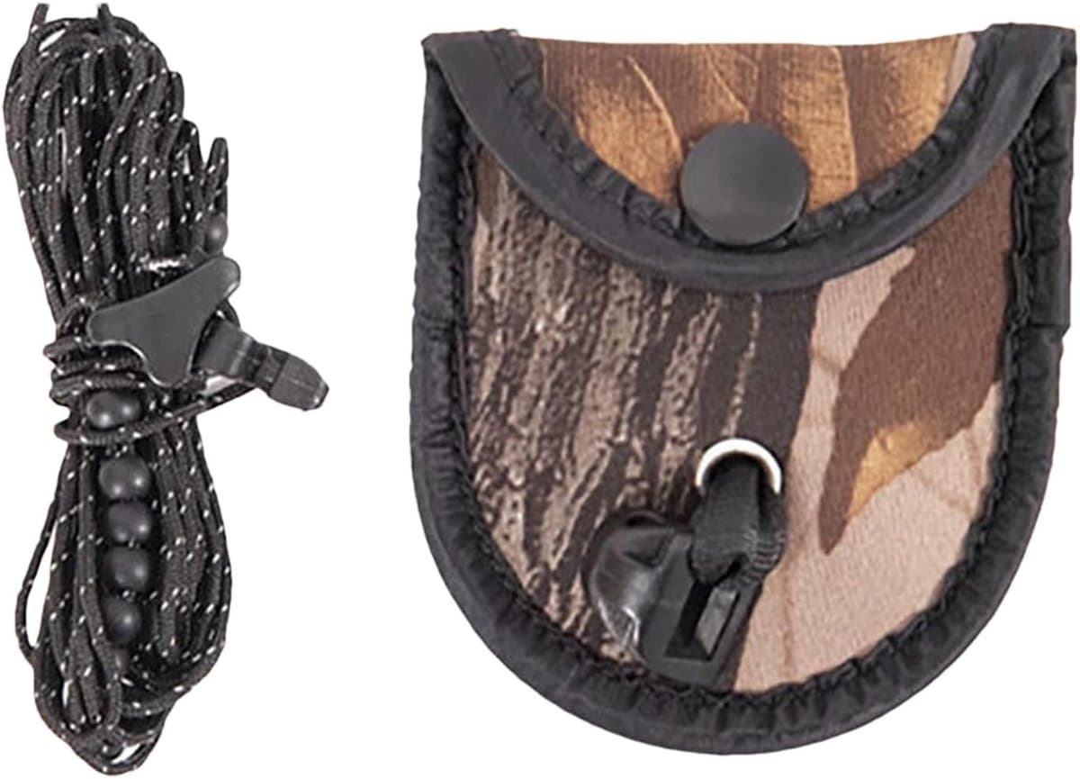 Waslijn voor reizen - Droogtouw camping - Buitenwas drogen - Winddicht en antislip - 3.5 meter - Camouflage — afbeelding 1