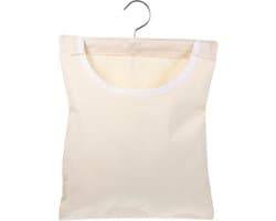 Wasknijper Opbergtas - Kleine Spullen Houder - Wassen Organiseren - Versterkte Stiksels - 35x27x1 cm - Beige