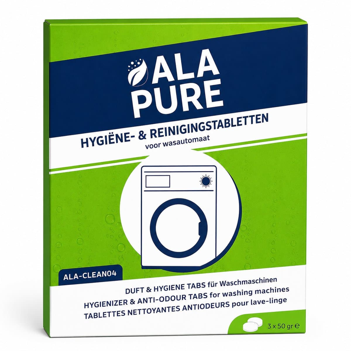 Reiniger en Geurverfrisser voor AEG 9029865608 / Super Clean voor Wasmachines (3X50GR) — afbeelding 1
