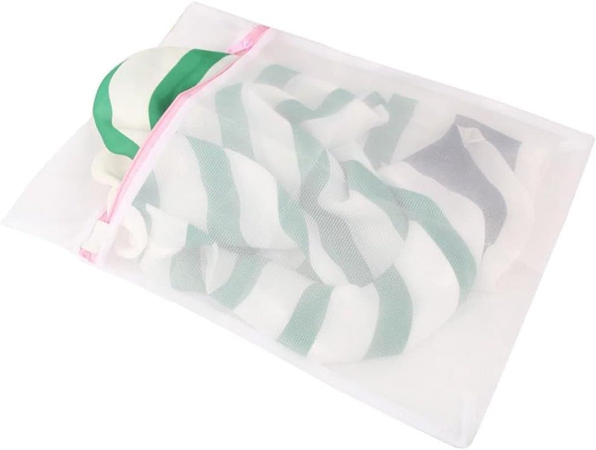 - Mesh-waszak met ritssluiting – 30 x 40 cm – wasmachine, bescherming voor kleding, onder sokken — afbeelding 1