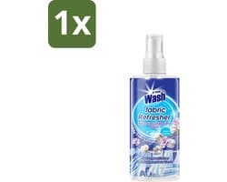 1 x At Home - Wash - Textielverfrisser - Fresh Cotton - Neutraliseert Onaangename Geuren - 300 ml - Textielverfrisser - Katoengeur - Geur Neutraliseren - Kleding Verfrissen - Stoffen Verfrissen