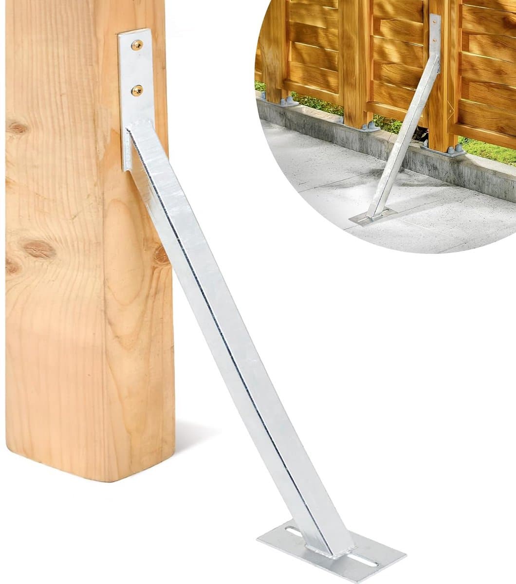 Stormanker Voor Betonneren - Grondanker Versteviging - Constructie Stabiliseren - Lineaire Lasnaden - 590 x 320 x 535 mm — afbeelding 1