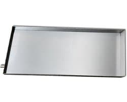 RVS Lekbak - Wateropvangbak Afvoerbak - Keuken Organiseren - Met Afvoer - 27x19 inch - Zilver