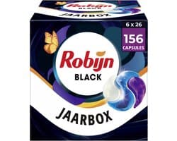 Robijn Classics capsules - Black velvet - 6 x 26 wasbeurten - Voordeelverpakking