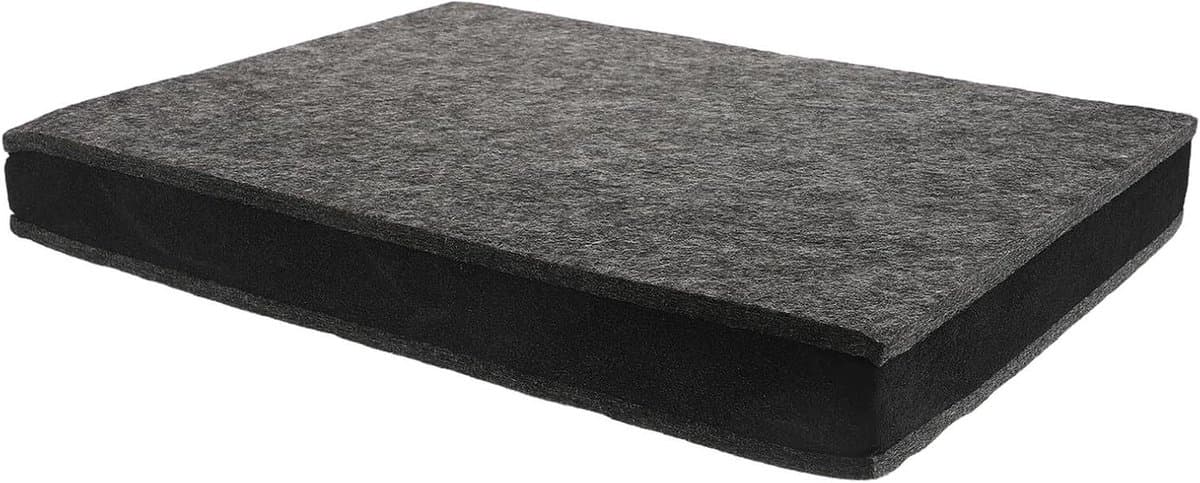 Subwoofer Isolatiemat - Geluidsisolatie Pad - Trillingen Dempen - Polyester Constructie - 40 x 30 cm - Grijs — afbeelding 1