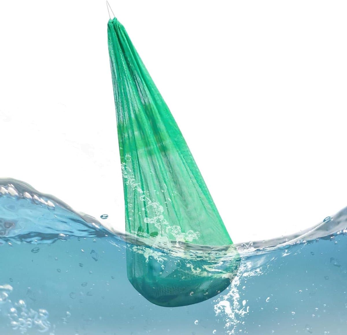 Garnalen Opbergzak - Vangnet Tas - Vis Vervoeren - Snelle Waterafvoer - 100x60 cm - Groen — afbeelding 1