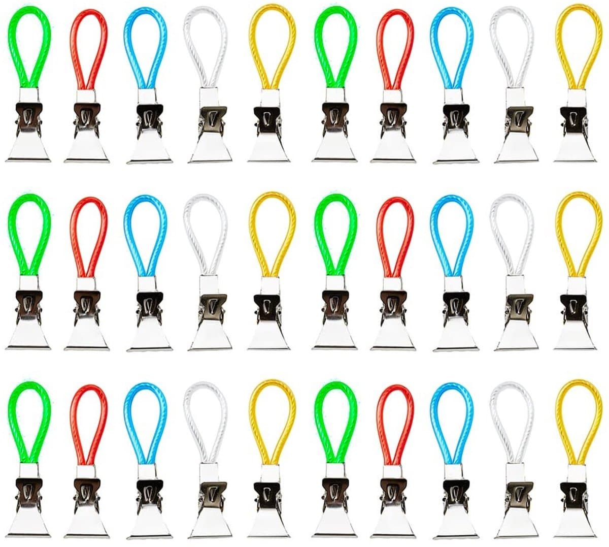 JHUBERS- Theedoekclip 30 Stuks - Handdoek Clips - Compact en Duurzaam - Sterke Grip - Voor Ophangen - Geschikt voor Droge Opslag - Handdoekclip — afbeelding 1