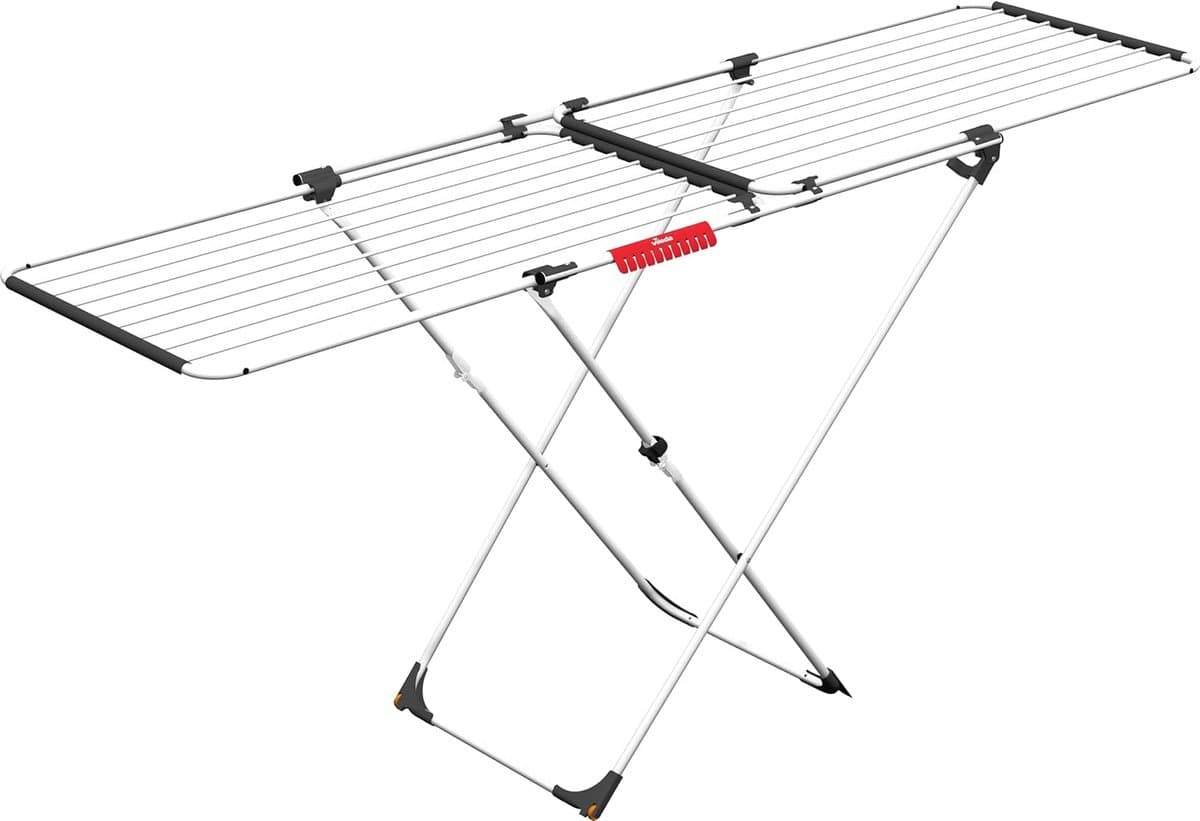 Doble wasrek uittrekbaar - 22 m drooglengte - Wit - 61 x 19,5 x 130,5 cm — afbeelding 1