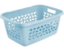 wasmand, luchtdoorlatend decor, 52 l, Jost, Nordic Blue