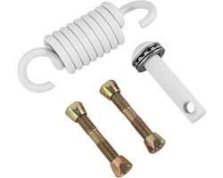 1set Metalen Schommelveren Met Bevestigingsringen Zware Duurzame Spring Kit Voor Hangstoelen Hammocks Voor Buiten Terrasgebruik