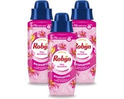 3 x Robijn – Wasparfum – Intense Pink Sensation – 342 ml - Voordeelverpakking - 3 stuks