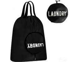Waszak voor op reis 48 x 51 cm - opvouwbaar - waterdicht - ideaal voor natte zwemkleding - ShopVlot