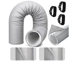 Luchtconditioner Afvoerslang Isolatie Cover met 3 Bevestigingsbanden voor Drenage Hoses van 12.5 cm en 15 cm