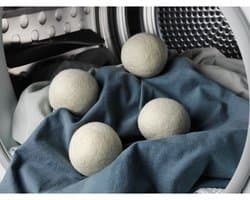 AEG M9YHODB1 - Wasmachine-onderhoud - Katoenen Wasdrogerballen - 4 stuks - Katoenen opbergtas