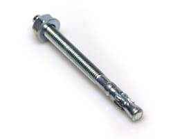 Zwaar Anker Boutanker - Deuvelschroef Set - Profielen Bevestigen - Verzinkt Staal - M10 120mm - Zilverkleurig