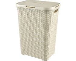 Curver Style Wasmand met Deksel - 60L - Vintage wit