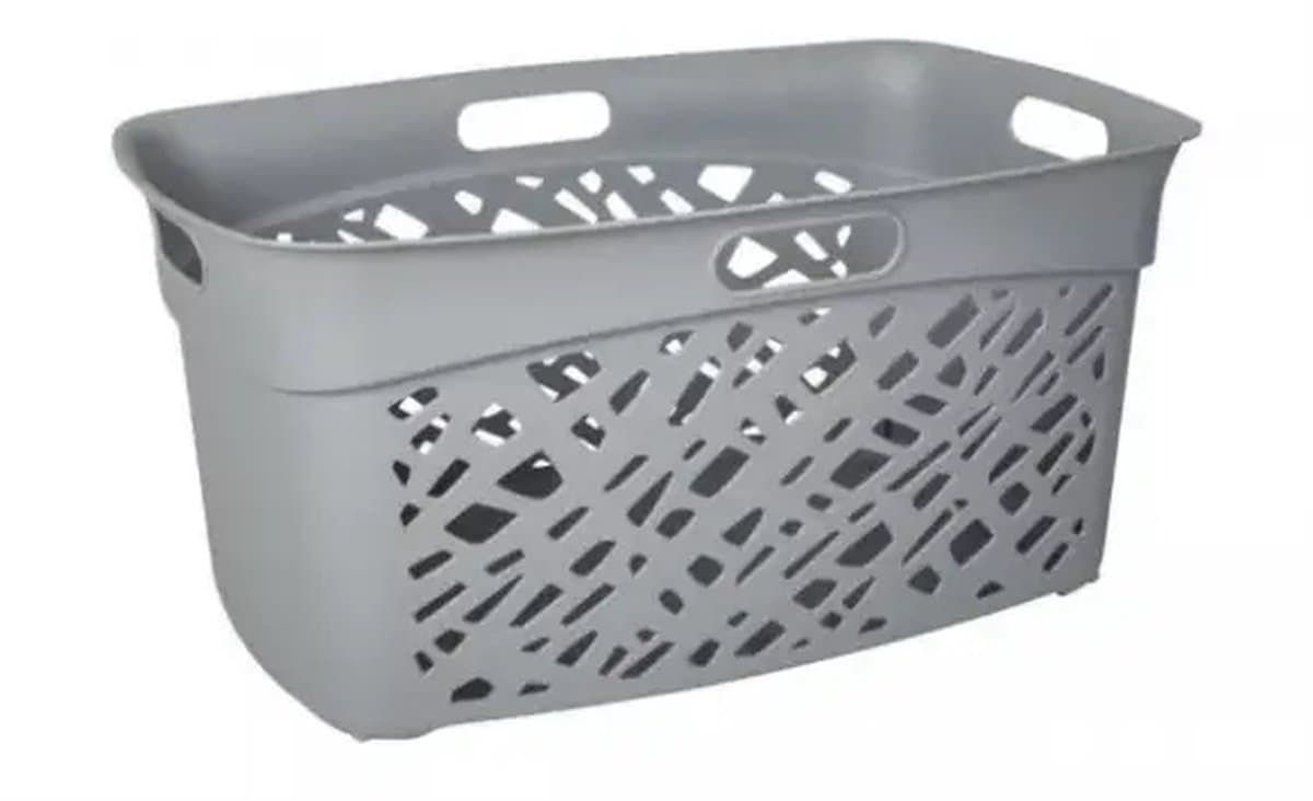 Eda Wasmand 45L 59x40x28cm Grijs — afbeelding 1