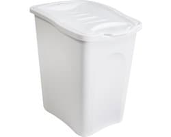 Kleine Wasmand 25 Liter met Deksel - Compacte Wasbox voor Vuile Was