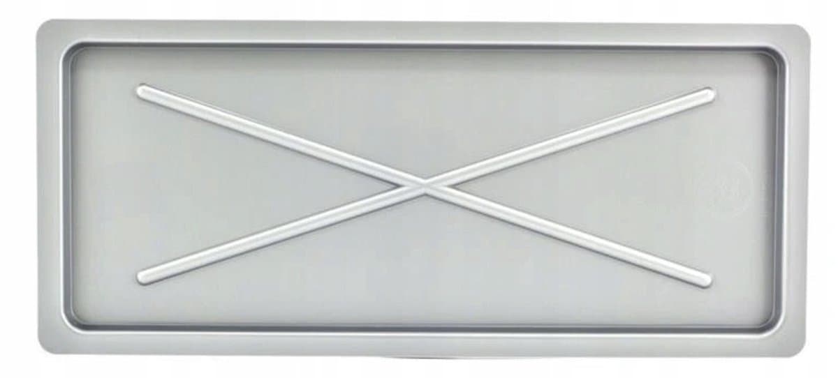 Altom Design Serie - Sproei Mat - 55x24 cm - Duurzaam Kunststof - Zilver — afbeelding 1