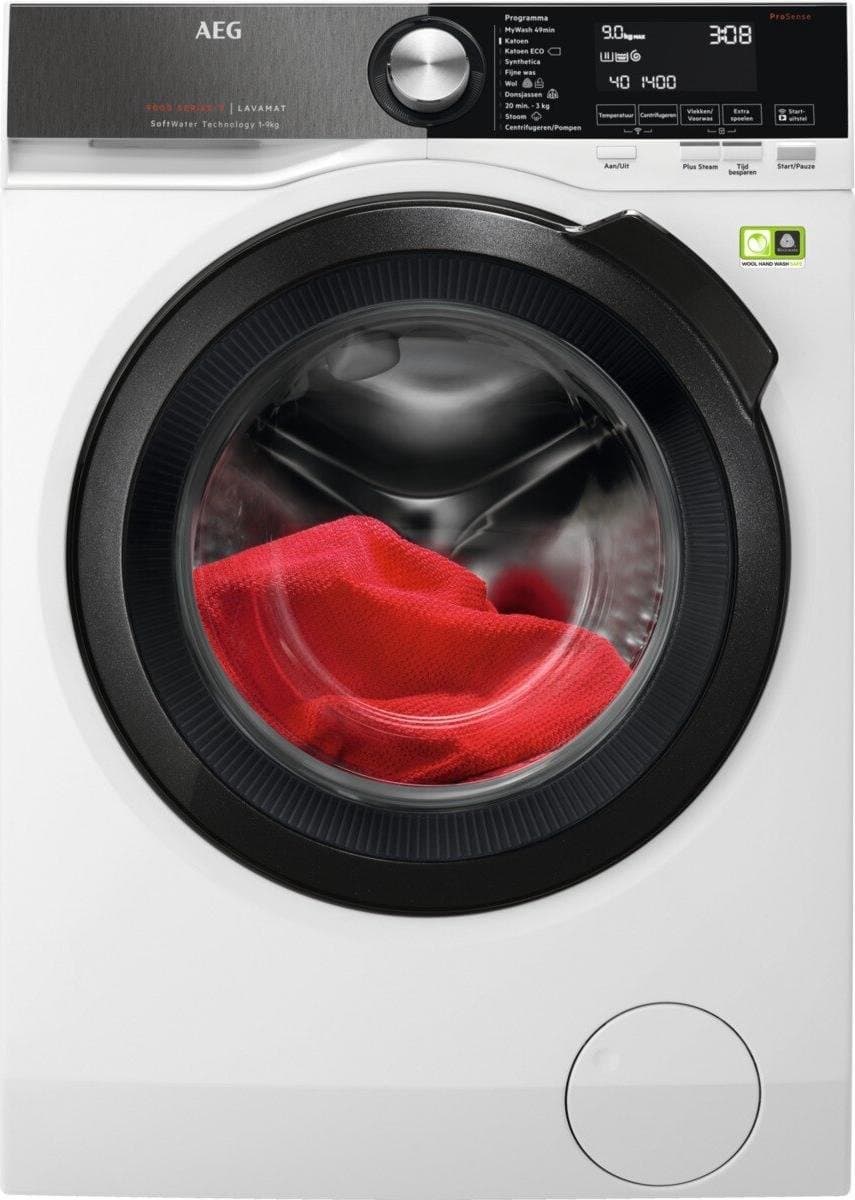 AEG SoftWater wasmachine L9FEN96BC — afbeelding 1