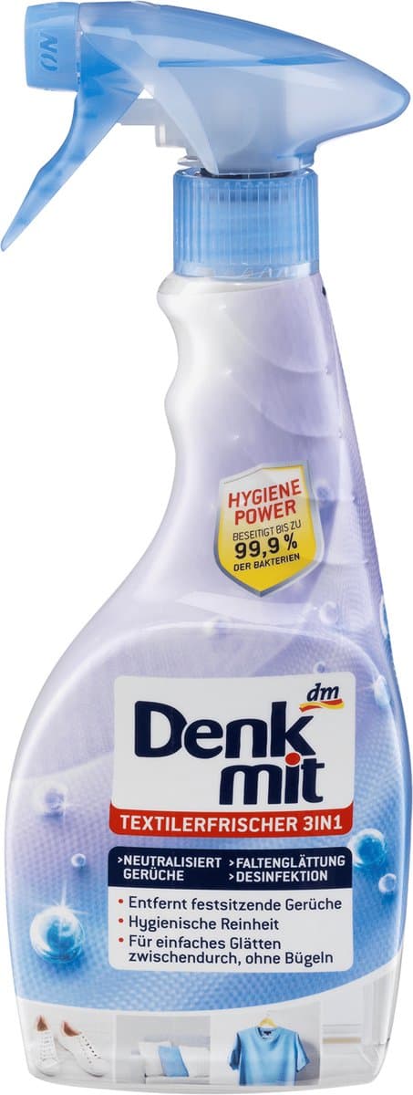 Denkmit 3in1 hygiëne textielverfrisser & gladde rimpels, 500 ml — afbeelding 1
