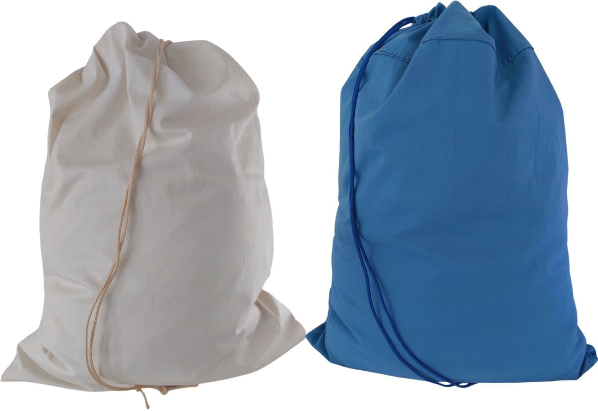 Bluvardi katoenen waszakken set van 2 stuks - XXL -natural cotton- indigo — afbeelding 1