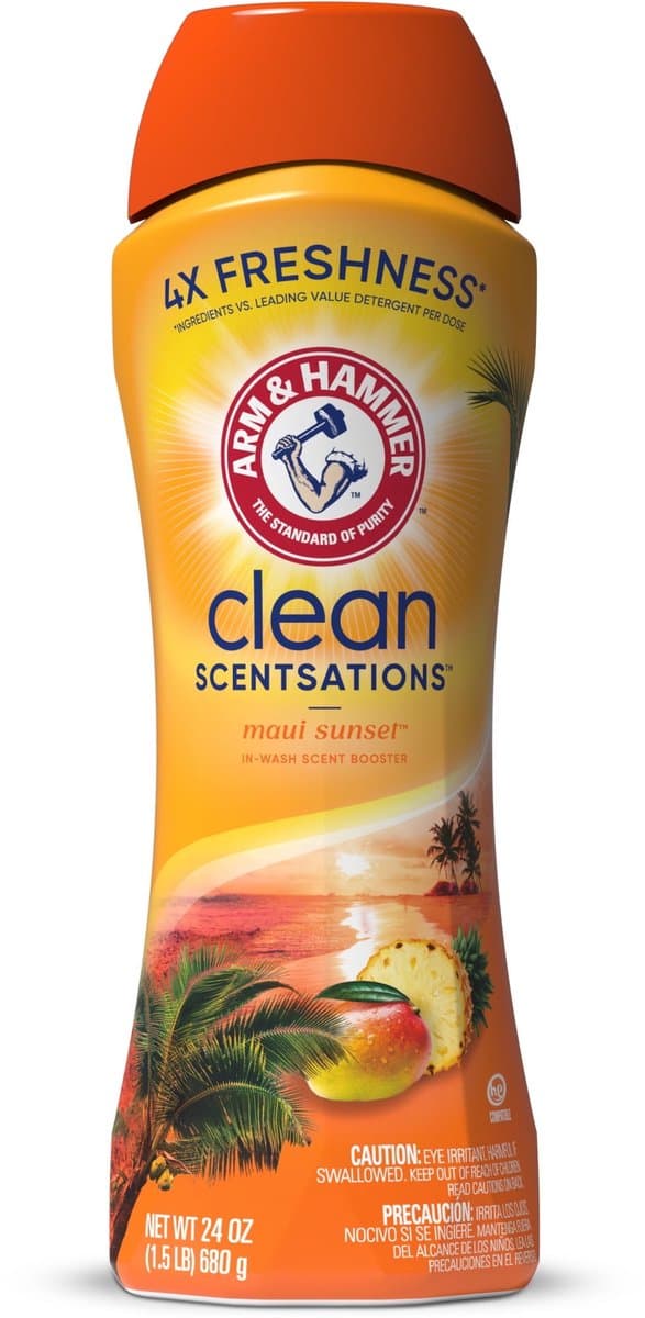Arm & Hammer Clean Scentsations In-Wash Scent Booster – Maui Sunset – 680g — afbeelding 1
