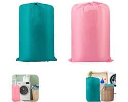2 stuks opbergzakken - vuile waszak - reistas - bagagezak - opbergaccessoires - geschikt voor reizen, toerisme, kamperen (meerdere kleuren, 92*61cm) — afbeelding 1