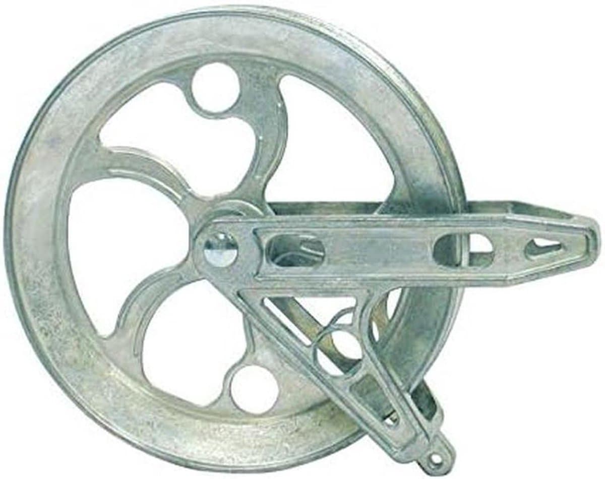 Waslijn Katrol - Kledinglijn Ophanging - Buiten Kleding Drogen - Roestvrij Zinkafwerking - 165 cm Diameter - Zilverkleurig — afbeelding 1