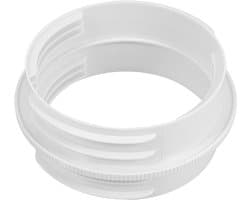 1stuks - aansluiting afvoerslang airco - aansluiting airco - binnen 130 mm / buiten 150 mm - verbindingsstuk - verbindingsstuk airco - verbindingstuk slang - wit