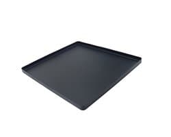 Lekbak Wasmachine - Opvangbak tegen lekkage - Siliconen - 65x60x3 cm - Zwart - Bodo — afbeelding 1