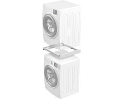 KAD® Stapelkit Wasmachine en Droger - Universeel Tussenstuk - Wasmachine Verhoger - Wit - 60cm x 55cm x 8cm — afbeelding 1