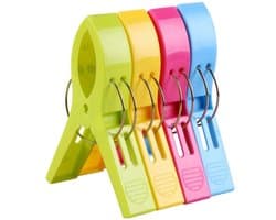 aladdien - Strandhanddoek Klemmen - Towel Clips voor Zonnebedden - Lichtgewicht en Duurzaam - Multifunctioneel - Handig voor Badkamers en Buiten