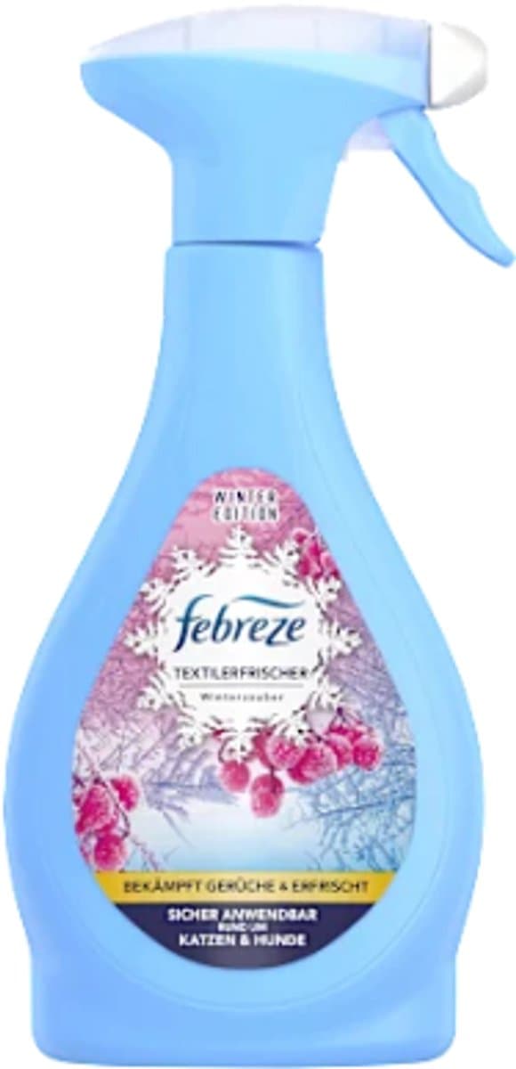 Lenor Febreze Textielverfrisser Spray - Winterzauber | 1x 385ml - Winter Edition | Verwijdert nare geuren — afbeelding 1
