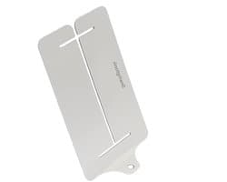 Naaiclips Roestvrij Staal - Zoomklemmen Quilten - Stof Bevestigen - Met Naadgeleider - 10x6cm - Zilver
