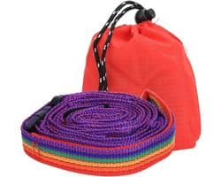 Hangend Waslijn - Kampeer Touw - Buiten Droge - Verstelbare Lengte - 186 cm - Kleurrijk