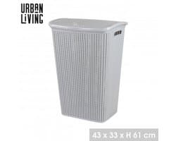 "WASMAND MET DEKSEL "PASHA" 43x33xH61CM NOMAD GREY"