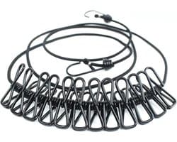 Opvouwbare Waslijn - Draagbare Hanger - Kleding Drogen - Ruimtebesparend Ontwerp - 180 cm - A6