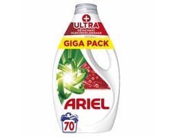 Ariel Vloeibaar Wasmiddel +Ultra Vlekverwijderaar 70 Wasbeurten - 3150 ml