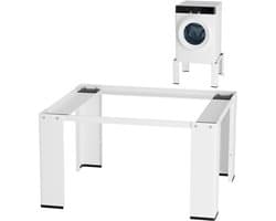 Wasmachine verhoger 63x54x32 cm - Wasmachine opbouwmeubel - Wasmachine sokkel - Wasmachine Kast Max 100kg - Wit — afbeelding 1