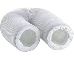 Flexibele Afvoerslang voor Airconditioning en Afzuigkappen - 3m PVC Slang - 125 mm