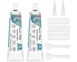 Stop Lijm, 100 ml Helder, Waterdichte Antislip Lijm voor Sokken, Hangers, Tapijten, Badkamermatten, Latexvrij en Waterbasis, Geurloos en Wasbaar